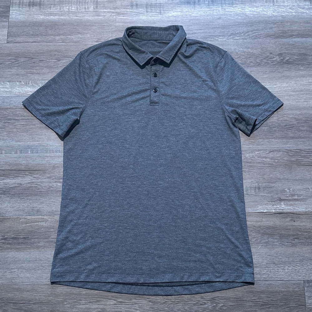 Lululemon Shirt Men's Size Small/Medium Gray Outdoor Athletic Golf Polo S/M